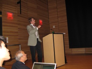 Brown University lecture: in the new Granoff Building, Martinos Auditorium